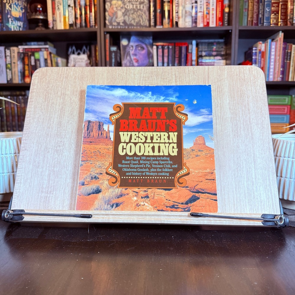 Matt Brauns‎ Western Cooking Cookbook Recipes Bison Dutch Oven History